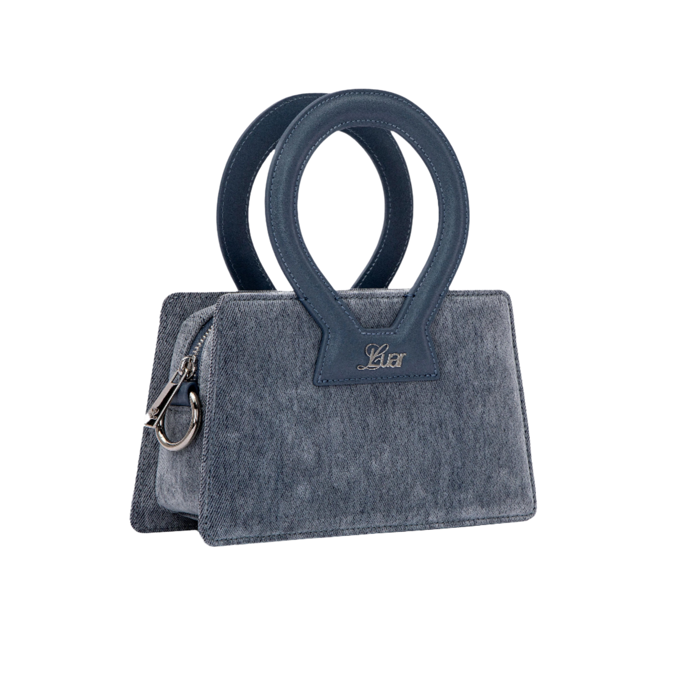 Small Ana in Grey Enzyme Denim Hover