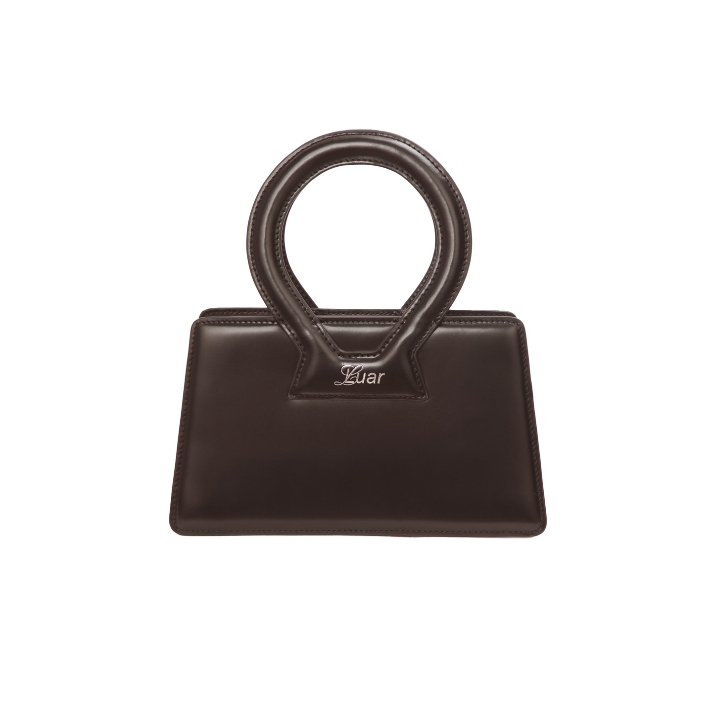 Small Ana in Smooth Brown Leather